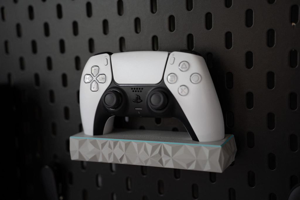 PS5 Controller Display Pegboard Mount (IKEA Skadis) - Geometric Pattern